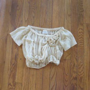 KHAITE off-the-Shoulder Top